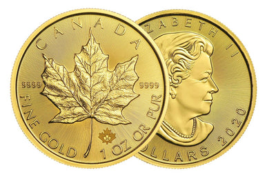 1oz Canadian Pure Gold DNA Maple Leaf Coin