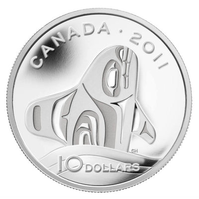Fine Silver Coin - Orca Whale Reverse